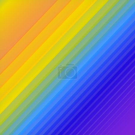 Photo for Multicolored background of lines. Abstract modern art design. 3d rendering digital illustration - Royalty Free Image
