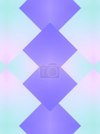 Foto de Bright symmetrical geometric background. Technology concept. 3d rendering digital illustration - Imagen libre de derechos
