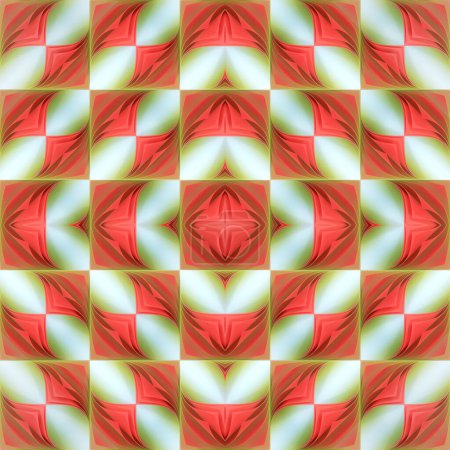 Foto de Patrón caleidoscópico de pilas de páginas coloridas. 3d renderizado fondo abstracto. Textura geométrica. La ilustración digital - Imagen libre de derechos