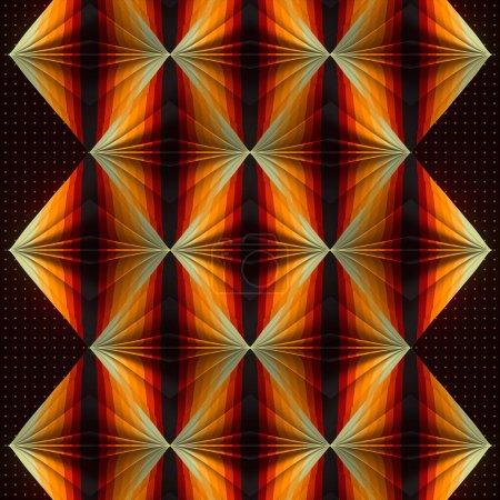 Téléchargez les photos : Stacks of colorful sheets. Geometric abstract art background. 3d rendering digital illustration - en image libre de droit