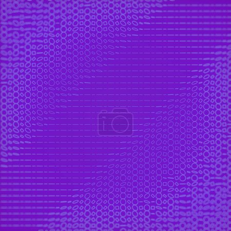 Photo for Simple geometric shapes on a violet background. Pattern in modern style. 3d rendering digital illustration - Royalty Free Image
