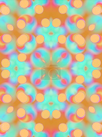 Téléchargez les photos : Modèle kaléidoscopique d'objets en spirale avec une texture multicolore. Peut être utilisé dans vos projets d'art et de design. Contexte futuriste. Illustration numérique de rendu 3D - en image libre de droit