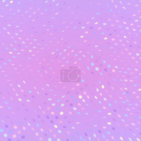 Foto de Onda suave de un patrón de lentejuelas multicolores. 3d renderizado abstracto fondo de ilustración digital. Diseño creativo - Imagen libre de derechos