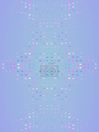 Foto de Fondo brillante abstracto muestra una onda suave de un patrón de brillo multicolor. Diseño de arte moderno. 3d representación ilustración digital - Imagen libre de derechos