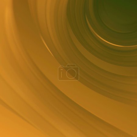 Photo for Colorful composition with a predominance of rich yellow color, creating a sense of warmth and energy in the scene. Abstract curved shape resembling a spiral or vortex. 3d rendering illustration - Royalty Free Image