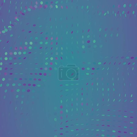 Photo for This digital background is a waving pattern of shimmering neon-colored sequins in the wind. Creative modern design. 3d rendering digital illustration - Royalty Free Image