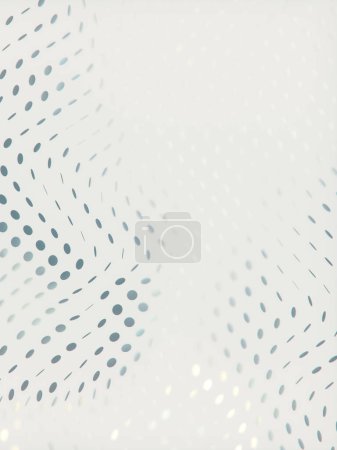 Foto de Un patrón ondulante de lentejuelas metálicas en el viento sobre un fondo claro. Este patrón abstracto es el fondo perfecto para sus anuncios y presentaciones. 3d representación ilustración digital - Imagen libre de derechos