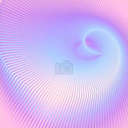Foto de Ilustración digital abstracta de formas geométricas rectangulares con degradado púrpura y rosa sobre fondo rosa. Composición visualmente interesante y dinámica. renderizado 3d - Imagen libre de derechos
