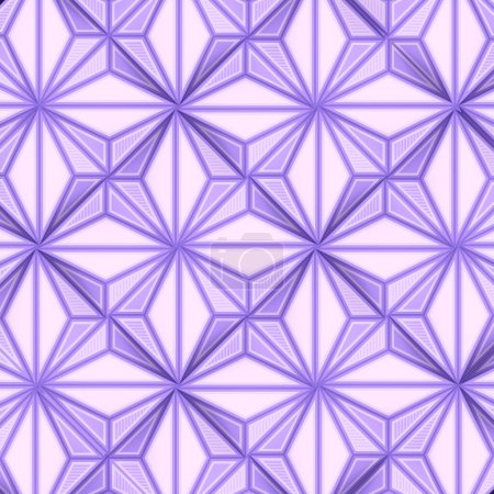 Foto de Patrón geométrico fascinante. Composición compleja. 3d representación ilustración digital - Imagen libre de derechos