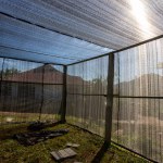Black Shading Net in a newly created factory with Shading Net helps filter sunlight.