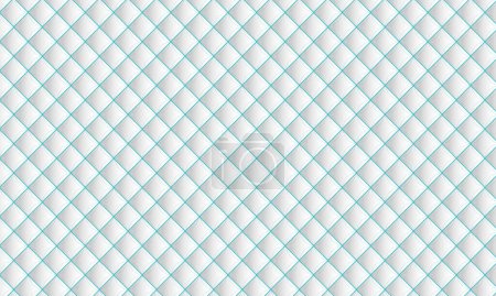 Illustration for Whitish skyblue gradient vector seamless pattern. Modern stylish texture. Repeating geometric background with squares. Trendy hipster sacred geometry. Background for skinali pattern in classic style. - Royalty Free Image