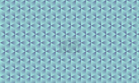 Ilustración de Patrón de gradiente negro y cian realista en 3D. Textura cubo moderno. patrón sin costuras Fondo. Repetir azulejos. Elementos volumétricos triangulares de diferente tamaño aleatorio. Ilustración 3D. EPS 10 - Imagen libre de derechos