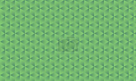 Ilustración de Patrón de gradiente negro y verde realista en 3D. Textura cubo moderno. patrón sin costuras Fondo. Repetir azulejos. Elementos volumétricos triangulares de diferente tamaño aleatorio. Ilustración 3D. EPS 10 - Imagen libre de derechos