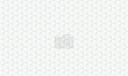 Ilustración de Patrón de gradiente blanco y gris realista en 3D. Textura cubo moderno. patrón sin costuras Fondo. Repetir azulejos. Elementos volumétricos triangulares de diferente tamaño aleatorio. Ilustración 3D. EPS 10 - Imagen libre de derechos