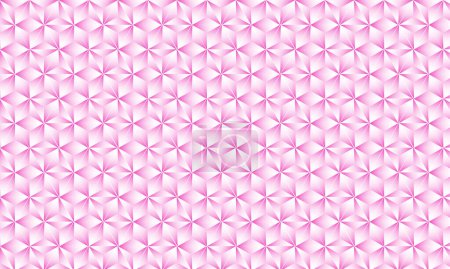 Ilustración de Patrón de degradado blanco y púrpura claro realista 3D. Textura cubo moderno. patrón sin costuras Fondo. Repetir azulejos. Elementos volumétricos triangulares de diferente tamaño aleatorio. Ilustración 3D.EPS 10 - Imagen libre de derechos