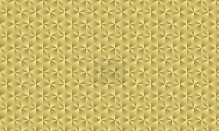 Ilustración de Patrón de gradiente amarillo y negro realista 3D. Textura cubo moderno. patrón sin costuras Fondo. Repetir azulejos. Elementos volumétricos triangulares de diferente tamaño aleatorio. Ilustración 3D. EPS 10 - Imagen libre de derechos