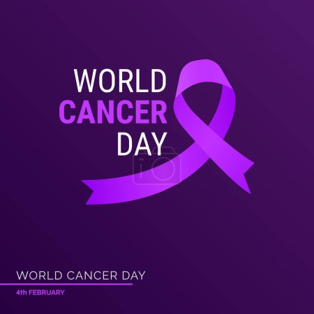 Téléchargez les illustrations : 4 février Journée mondiale du cancer - en licence libre de droit