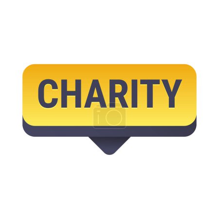 Ilustración de Banner de advertencia de vectores amarillos de caridad y generosidad con recordatorio para dar durante el Ramadán - Imagen libre de derechos