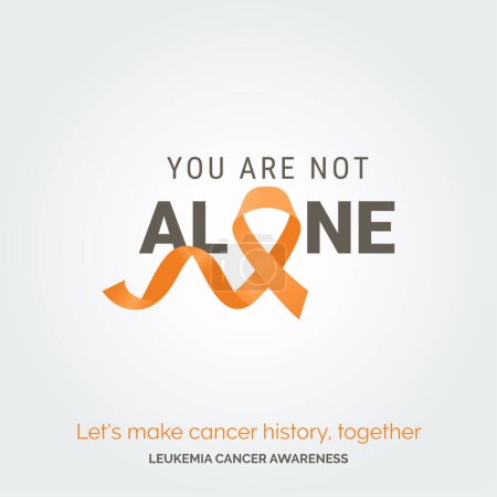 Illustration for Radiate Resilience Leukemia Cancer Awareness Drive - Royalty Free Image