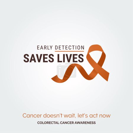 Illustration for Artistry for a Cause Colorectal Cancer Awareness Posters - Royalty Free Image