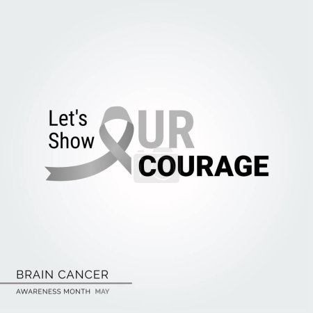 Téléchargez les illustrations : Brosser le cerveau contre le cancer Conception du cancer du cerveau - en licence libre de droit