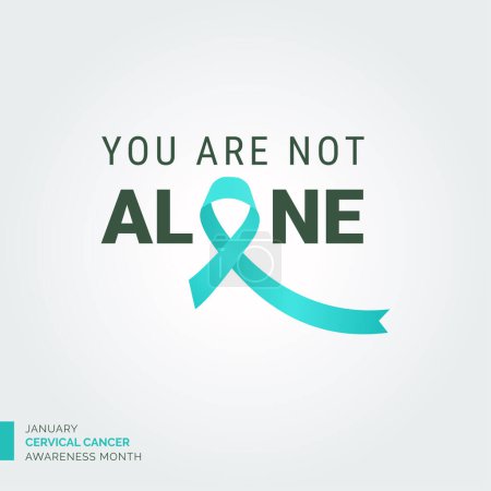 Photo for Empower Change Cervical Health Awareness in Vector Background Posters - Royalty Free Image