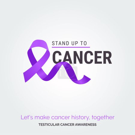Ilustración de Radiar la curación. Información sobre vectores Campaña contra el cáncer testicular - Imagen libre de derechos