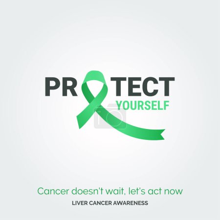 Illustration for Vector Background for Change. Liver Cancer Awareness - Royalty Free Image