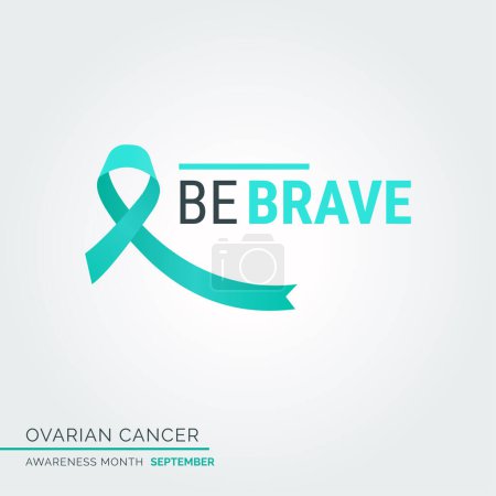 Illustration for Hope Shines Brightest. Ovarian Health Awareness - Royalty Free Image
