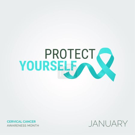 Illustration for Shine Light on Women's Resilience Cervical Cancer in Vector Background Posters - Royalty Free Image