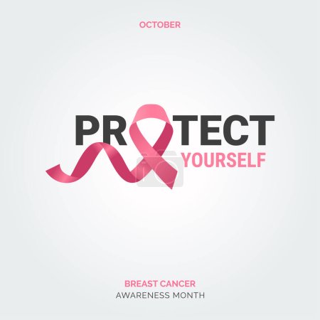 Illustration for Artistic Pink Healing: Breast Cancer Awareness - Royalty Free Image