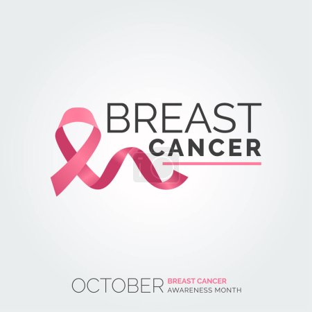 Illustration for Empower Pink: Breast Cancer Awareness Design Template - Royalty Free Image