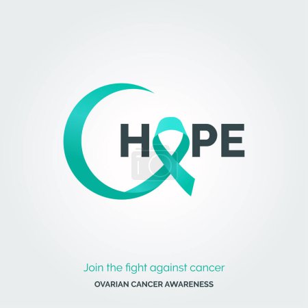 Illustration for Artistry for a Cause. Ovarian Cancer Awareness - Royalty Free Image