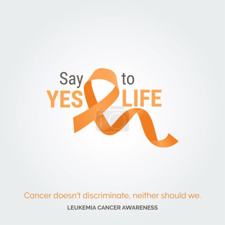 Illustration for Strength in Unity Leukemia Cancer Campaign - Royalty Free Image