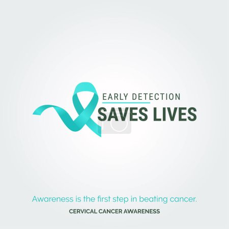 Photo for Strength in Women's Voices Cervical Cancer with Vector Background Posters - Royalty Free Image