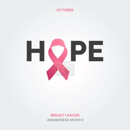 Ilustración de Rosa brillante: Diseño de conciencia sobre el cáncer de mama - Imagen libre de derechos