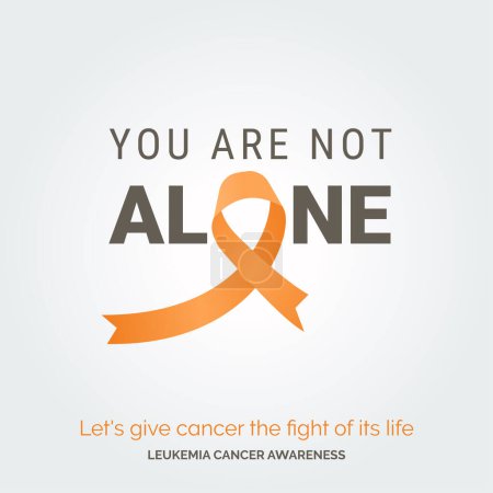 Éclairer le chemin Leucémie Cancer Vecteur Contexte