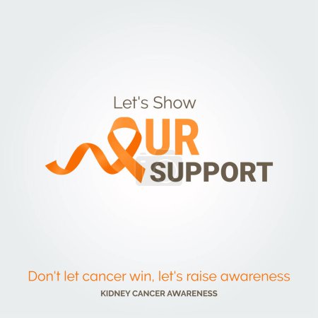 Illustration for Empower the Fight for Kidney Health Awareness Art - Royalty Free Image