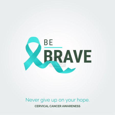 Photo for Triumph Over Cervical Cancer Challenges Vector Background Awareness Posters - Royalty Free Image