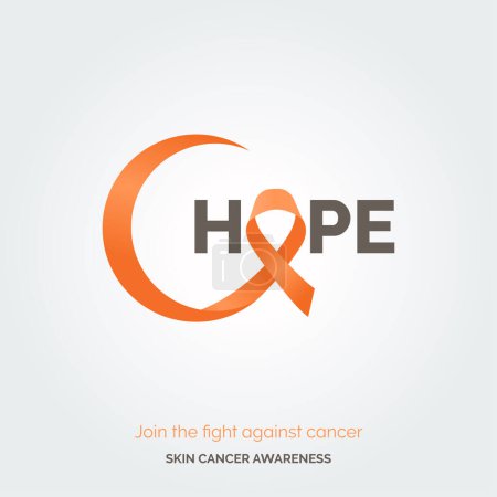 Illustration for Artistry for a Cause. Skin Cancer Awareness - Royalty Free Image