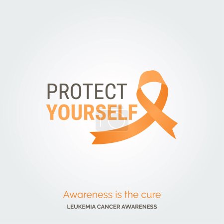 Illustration for Crafting a Cure Vector Background Leukemia Cancer Initiative - Royalty Free Image