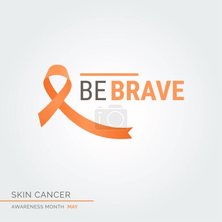 Illustration for Hope Shines Brightest. Skin Health Awareness - Royalty Free Image