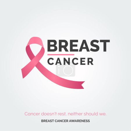 Téléchargez les illustrations : Ensemble nous luttons : Sensibilisation au cancer du sein - en licence libre de droit
