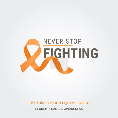Illustration for Triumph Over Leukemia Challenges Awareness Drive - Royalty Free Image