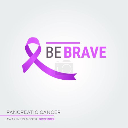 Illustration for Hope Shines Brightest. Pancreatic Health Awareness - Royalty Free Image