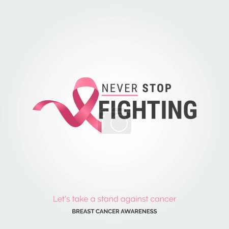 Illustration for Together We Conquer: Breast Cancer Awareness - Royalty Free Image