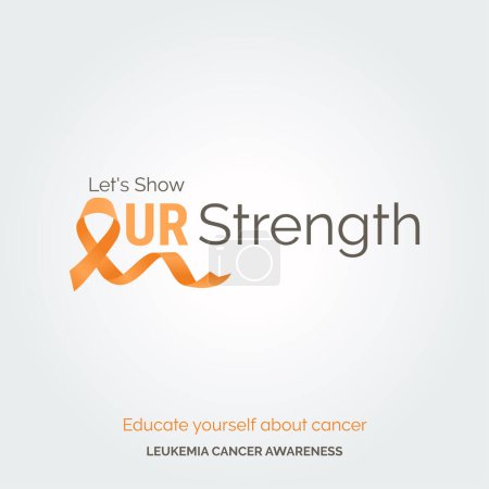 Illustration for Designing Hope Leukemia Cancer Awareness Posters - Royalty Free Image