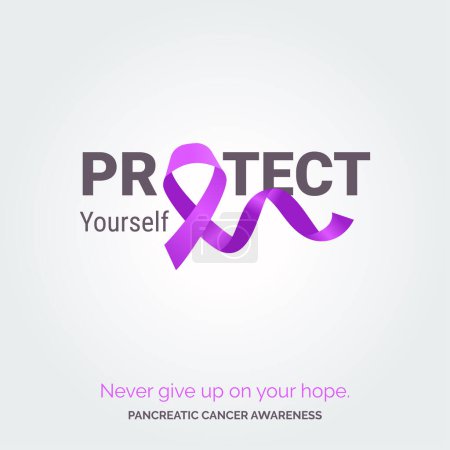 Téléchargez les illustrations : Conquérir le cancer du pancréas. Artisterie de fond vectorielle - en licence libre de droit