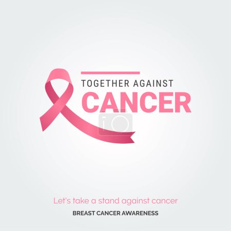 Ilustración de Radiar coraje rosa: conciencia sobre el cáncer de mama - Imagen libre de derechos