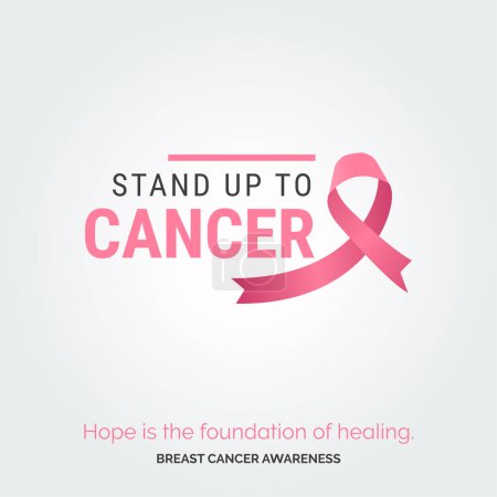 Illustration for Unite with Pink: Breast Cancer Awareness Design - Royalty Free Image